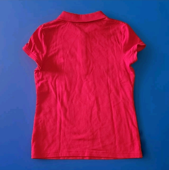NWT Cat&Jack Girls Polo Shirt Size 8 Color Red - Picture 7 of 7